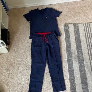 Navy blue Medico scrubs